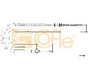 Cablu, frana de parcare COFLE 10.6033</br>Piesa auto pentru Sistem de franare
