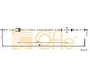 Cablu, frana de parcare COFLE 10.6215</br>Piesa auto pentru Sistem de franare