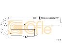 Cablu, frana de parcare COFLE 10.6892</br>Piesa auto pentru Sistem de franare
