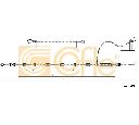 Cablu, frana de parcare COFLE 10.7396
