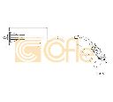 Cablu, frana de parcare COFLE 10.8072</br>Piesa auto pentru Sistem de franare