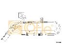 Cablu, frana de parcare COFLE 10.9040