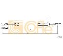 Cablu, frana de parcare COFLE 10.9431</br>Piesa auto pentru Sistem de franare