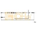 Cablu, frana de parcare COFLE 10.9456</br>Piesa auto pentru Sistem de franare