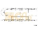 Cablu, frana de parcare COFLE 11.5491