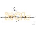 Cablu, frana de parcare COFLE 11.5577