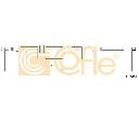 Cablu, frana de parcare COFLE 11.6684