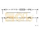 Cablu, frana de parcare COFLE 11.6771