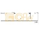 Cablu, frana de parcare COFLE 12.3704</br>Piesa auto pentru Sistem de franare