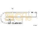 Cablu, frana de parcare COFLE 17.0004