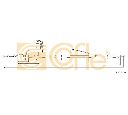 Cablu, frana de parcare COFLE 17.0369