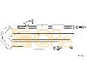 Cablu, frana de parcare COFLE 17.0684