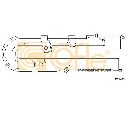 Cablu, frana de parcare COFLE 17.1075