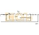 Cablu, frana de parcare COFLE 17.1557