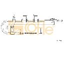 Cablu, frana de parcare COFLE 17.2542