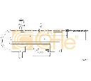 Cablu, frana de parcare COFLE 17.2612</br>Piesa auto pentru Sistem de franare