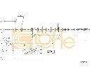 Cablu, frana de parcare COFLE 17.4018