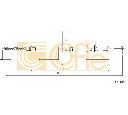 Cablu, frana de parcare COFLE 17.5015