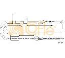 Cablu, frana de parcare COFLE 17.5031</br>Piesa auto pentru Sistem de franare