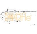 Cablu, frana de parcare COFLE 17.6045</br>Piesa auto pentru Sistem de franare
