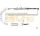Cablu, frana de parcare COFLE 321.6