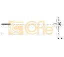 Cablu, frana de parcare COFLE 451.10</br>Piesa auto pentru Sistem de franare