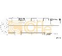 Cablu, frana de parcare COFLE 491.16