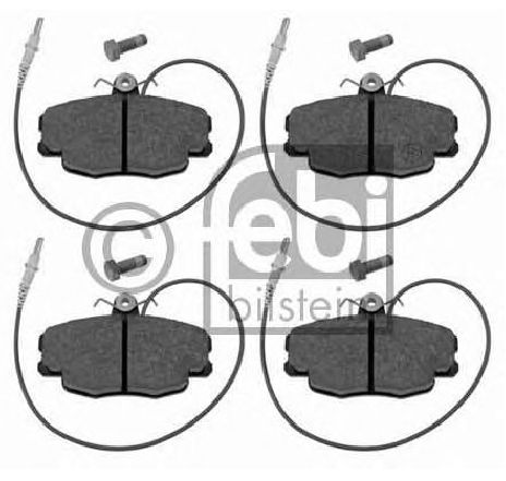 Set placute frana,frana disc FEBI BILSTEIN 16369 Set placute frana,frana disc FEBI BILSTEIN 16369