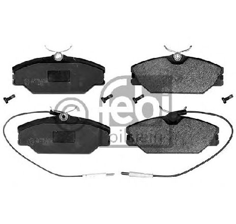Set placute frana,frana disc FEBI BILSTEIN 16381 Set placute frana,frana disc FEBI BILSTEIN 16381