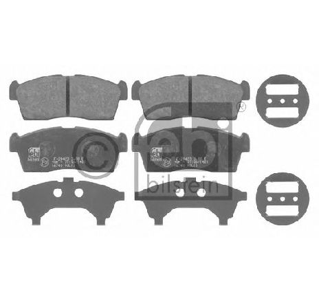 Set placute frana,frana disc FEBI BILSTEIN 16740 Set placute frana,frana disc FEBI BILSTEIN 16740