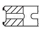 Set segmenti piston MAHLE ORIGINAL 028 RS 00122 0N1</br>Piesa auto pentru ansamblu piston