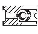 Set segmenti piston MAHLE ORIGINAL 030 32 V0</br>Piesa auto pentru Motor