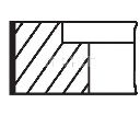Set segmenti piston MAHLE ORIGINAL 039 47 N1</br>Piesa auto pentru ansamblu piston