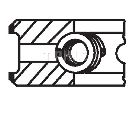 Set segmenti piston MAHLE ORIGINAL 039 48 G4</br>Piesa auto pentru ansamblu piston