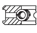 Set segmenti piston MAHLE ORIGINAL 039 48 V2</br>Piesa auto pentru ansamblu piston