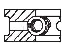 Set segmenti piston MAHLE ORIGINAL 039 64 N1</br>Piesa auto pentru ansamblu piston