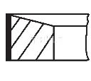 Set segmenti piston MAHLE ORIGINAL 607 01 N1</br>Piesa auto pentru Motor