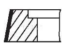 Set segmenti piston MAHLE ORIGINAL 640 57 N0</br>Piesa auto pentru Motor