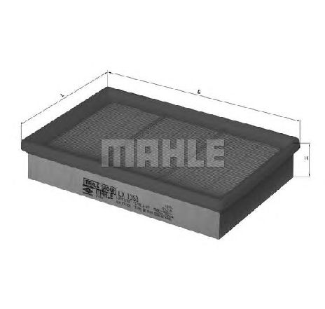 Filtru aer MAHLE ORIGINAL LX 1053</br>Piesa auto pentru Filtre Filtru aer MAHLE ORIGINAL LX 1053</br>Piesa auto pentru Filtre