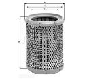 Filtru aer MAHLE ORIGINAL LX 128</br>Piesa auto pentru Filtre