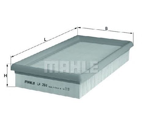 Filtru aer MAHLE ORIGINAL LX 259</br>Piesa auto pentru Filtre Filtru aer MAHLE ORIGINAL LX 259</br>Piesa auto pentru Filtre