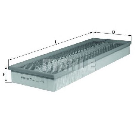 Filtru aer MAHLE ORIGINAL LX 97</br>Piesa auto pentru Filtre Filtru aer MAHLE ORIGINAL LX 97</br>Piesa auto pentru Filtre