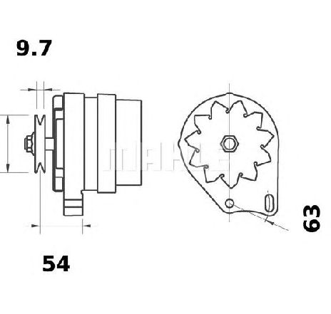 Generator / Alternator MAHLE ORIGINAL MG 112</br>Piesa auto pentru Generator /Alternator / Elemente Generator / Alternator MAHLE ORIGINAL MG 112</br>Piesa auto pentru Generator /Alternator / Elemente