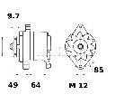 Generator / Alternator MAHLE ORIGINAL MG 151