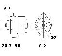 Generator / Alternator MAHLE ORIGINAL MG 217</br>Piesa auto pentru Generator /Alternator / Elemente