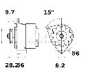 Generator / Alternator MAHLE ORIGINAL MG 218</br>Piesa auto pentru Generator /Alternator / Elemente Generator / Alternator MAHLE ORIGINAL MG 218</br>Piesa auto pentru Generator /Alternator / Elemente