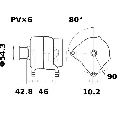 Generator / Alternator MAHLE ORIGINAL MG 31</br>Piesa auto pentru Generator /Alternator / Elemente