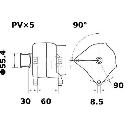 Generator / Alternator MAHLE ORIGINAL MG 32</br>Piesa auto pentru Generator /Alternator / Elemente Generator / Alternator MAHLE ORIGINAL MG 32</br>Piesa auto pentru Generator /Alternator / Elemente