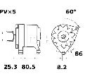 Generator / Alternator MAHLE ORIGINAL MG 420</br>Piesa auto pentru Generator /Alternator / Elemente