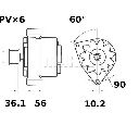 Generator / Alternator MAHLE ORIGINAL MG 430</br>Piesa auto pentru Generator /Alternator / Elemente